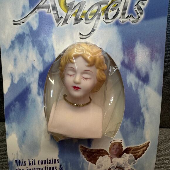 Vintage Victorian‎ Angels Centerpiece /Tree Topper- DIY Kit-shut eyes Angels - Picture 5 of 5
